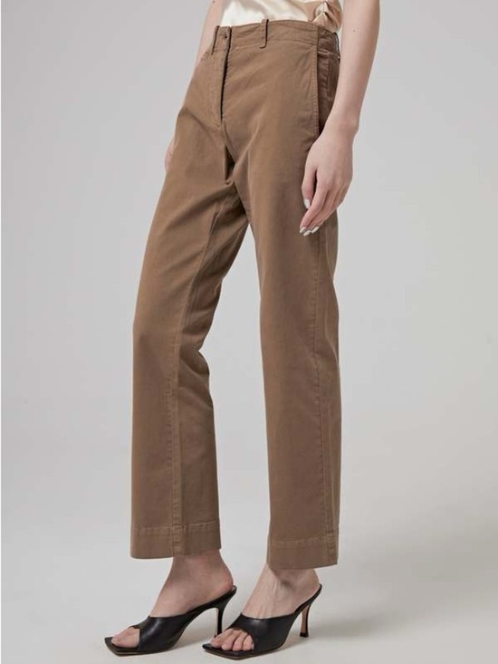 Nili Lotan Pants - Nili Lotan Women’s Tomboy Pants - Bark - Size 6